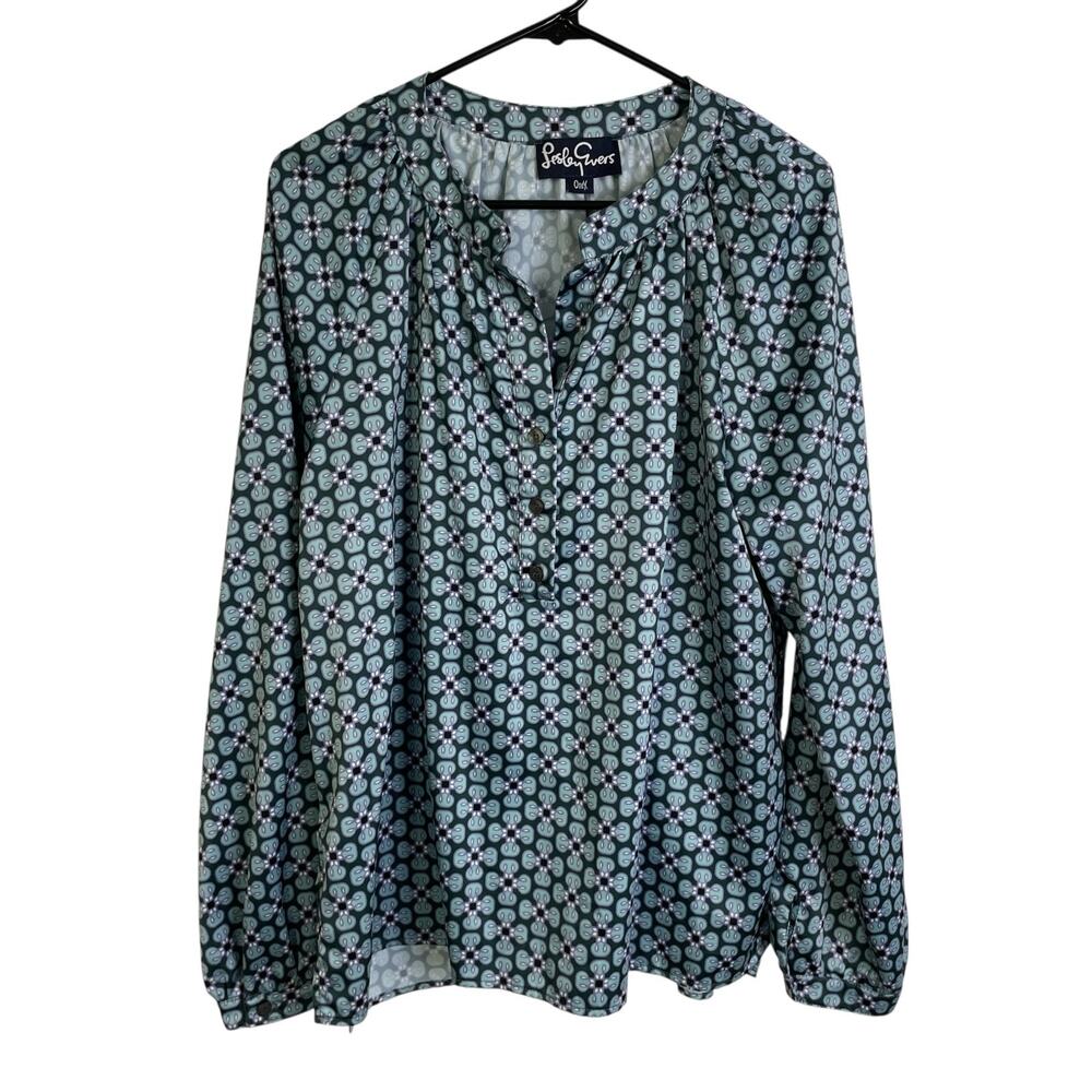 Lesley Evers 1x Patterned Blouse